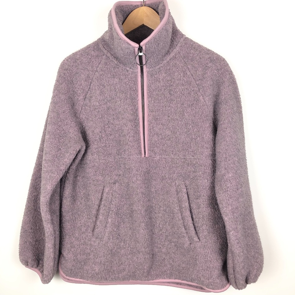 Madewell Recycled Polartec Fleece Pullover Jacket